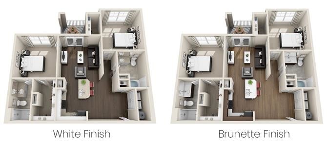 Floor Plan - Two Bedroom
