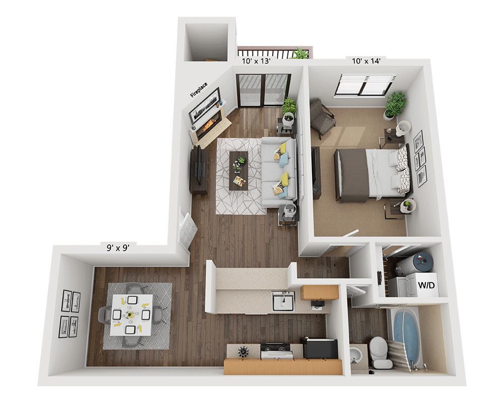 Floor Plan - Plan A1B