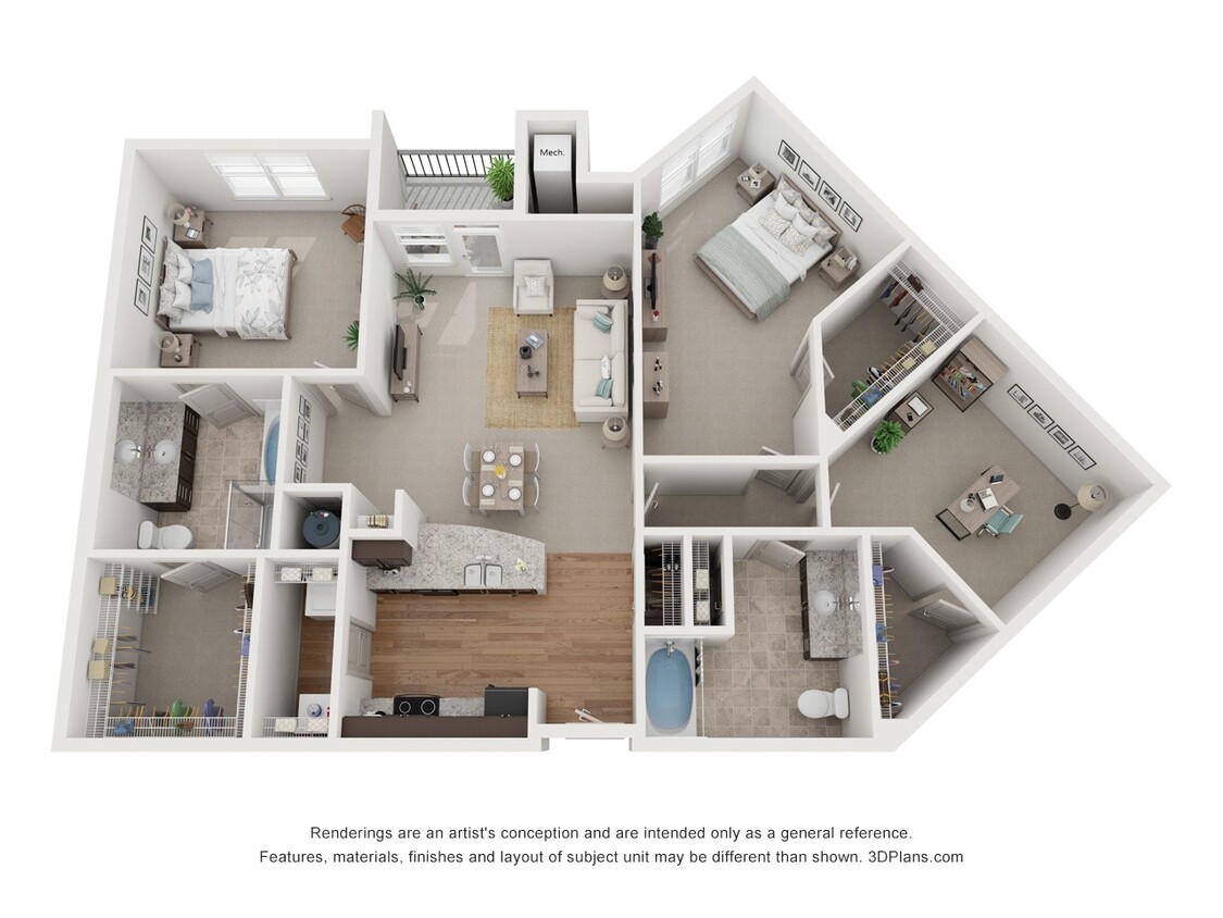 Floor Plan - The Johnson Ferry