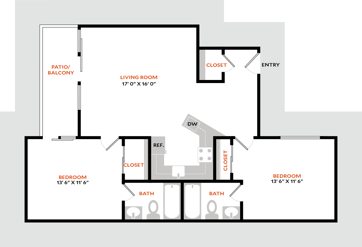Floor Plan - Plan 2B