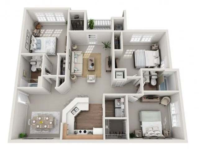 Floor Plan - The Northwestern