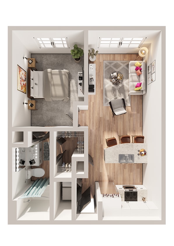 Legacy North - A1CC0 Floorplan - A1C