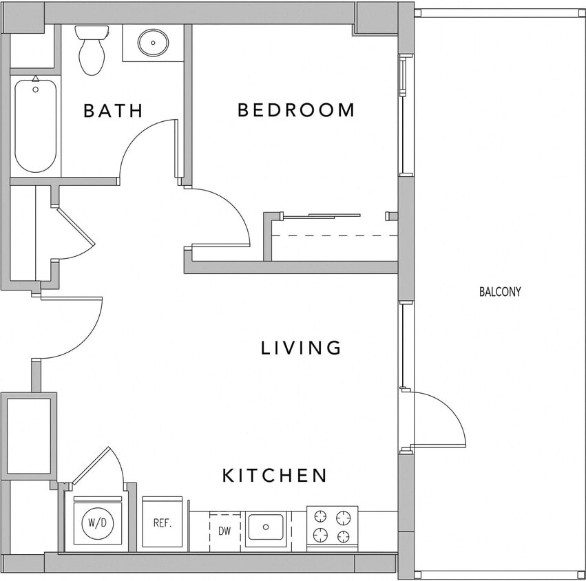 Floor Plan - 1B Renovation 2