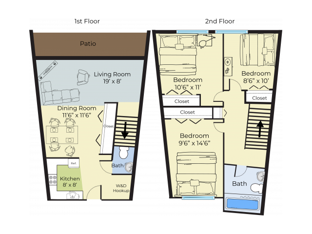 3 Bedroom Townhouse - 3 Bedroom Townhouse