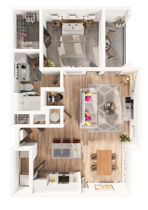 Terrawood - A1E Floor Plan - A1E