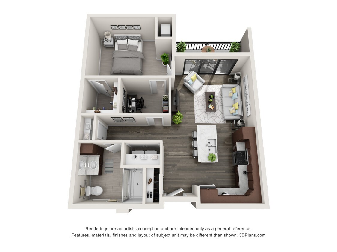 Synergy_Unit-C2_A.jpg - Jet 1 Bed, 1 Bath