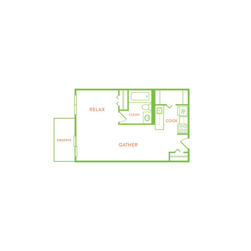 Floor Plan - STUDIO