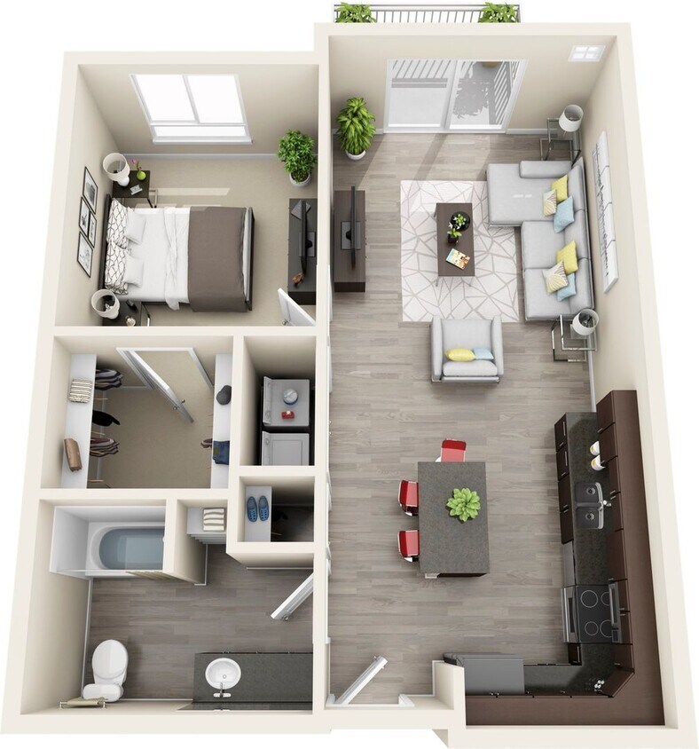 Floor Plan -  Inga (1C)