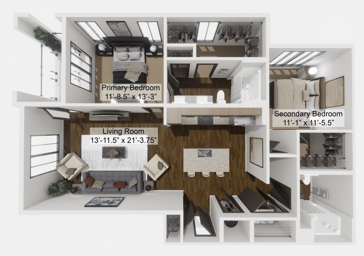 Floor Plan - The Initiator - Attached Garage