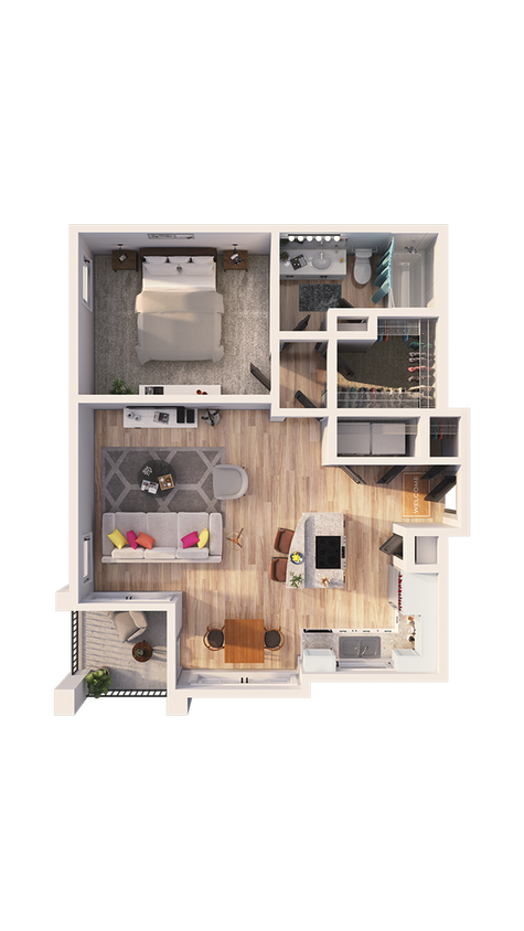 Stonebriar Pines - A1B Floor Plan - A1B