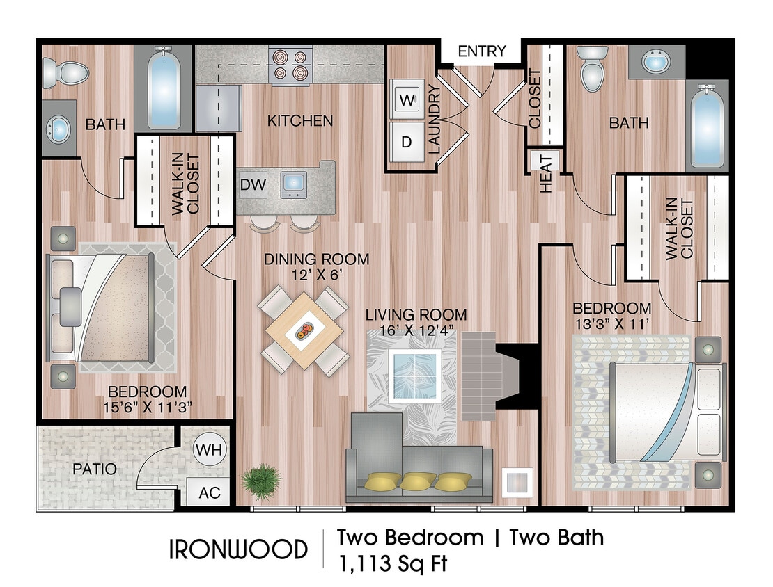 1113 Square Footage - Ironwood