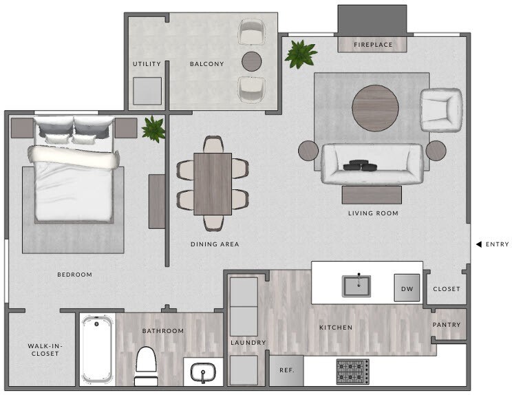 Floor Plan - A2-1x1