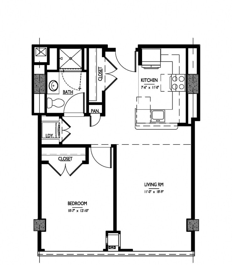 Floor Plan - B1 - ADA