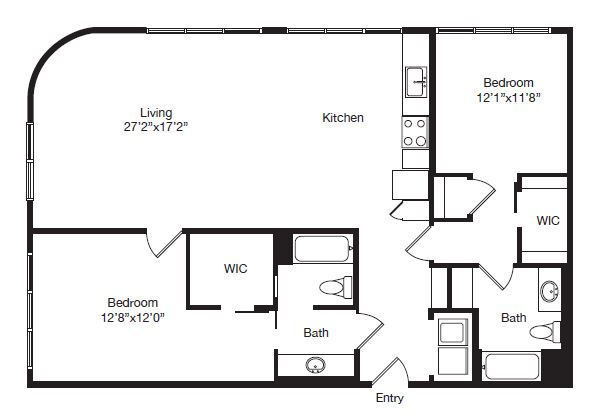 Floor Plan - B08 | 2X2