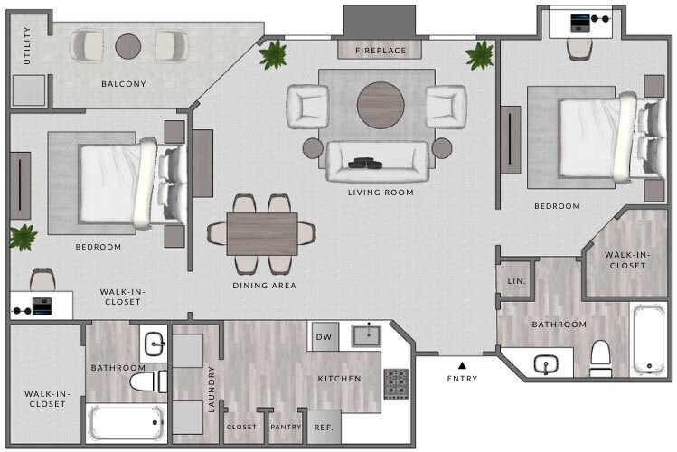 Floor Plan - B3-2x2