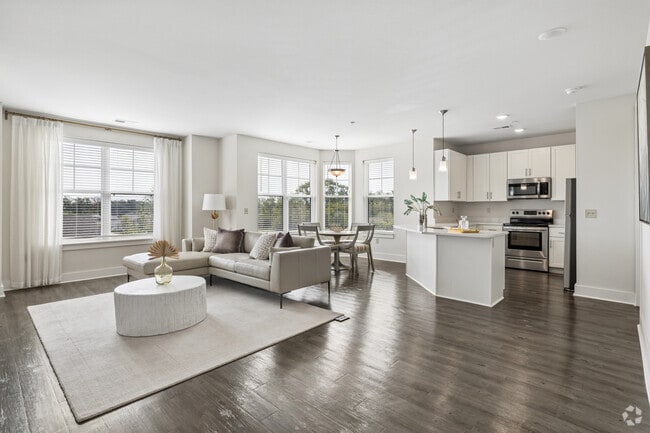 2BR, 2BA - 1,312SF - Living Room - Cornerstone Apartments