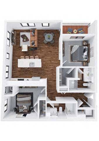 Floor Plan - Gold (BLDG I)