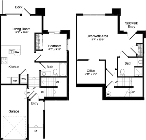 Floor Plan - Live Work 3 - Phase III
