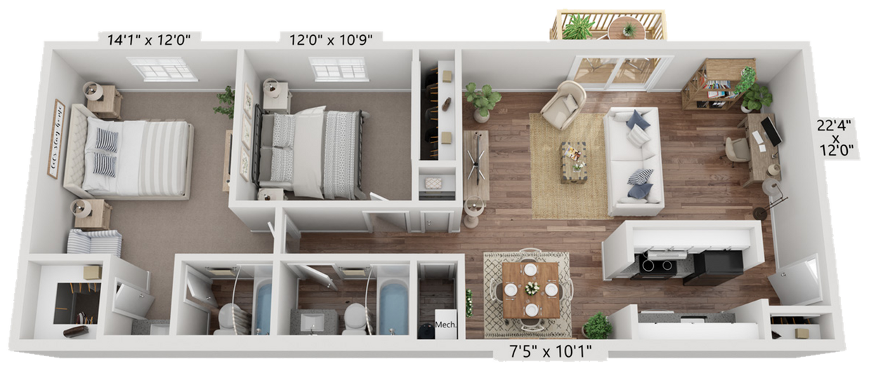 Floor Plan - The Signature Wilmington