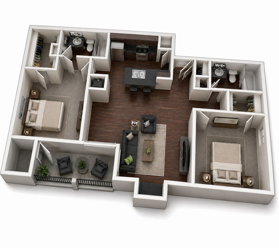2A Grand Cayman 899sqft - Grand Cayman A