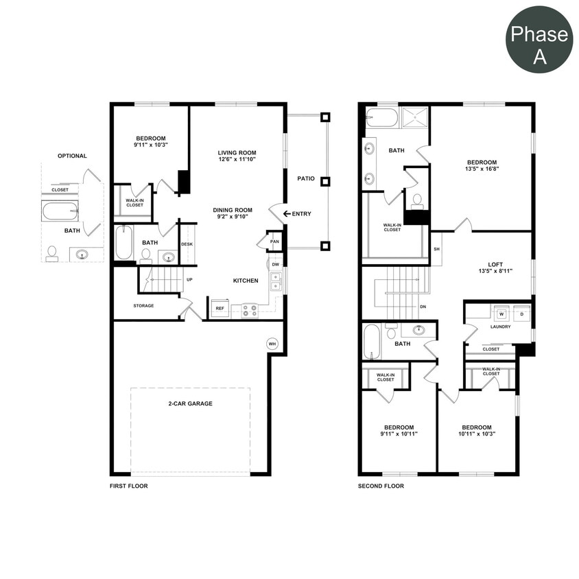 Floor Plan - The Townhomes Plan 4