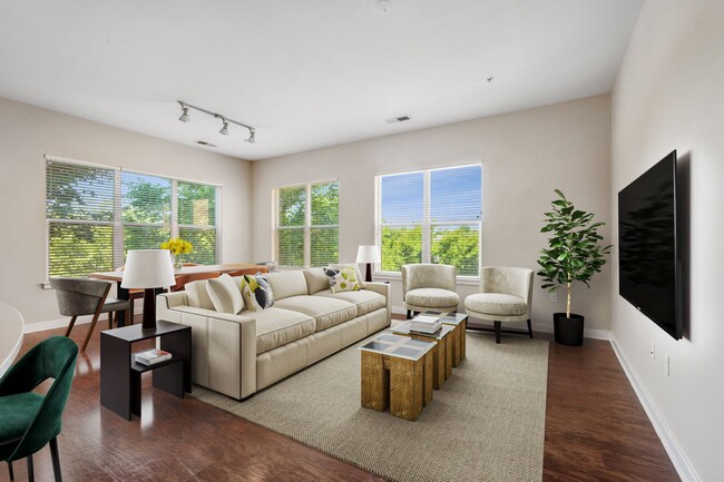 Our open floor plans feature bright, sunlit living rooms and flexible layouts designed for modern living. - Station 650