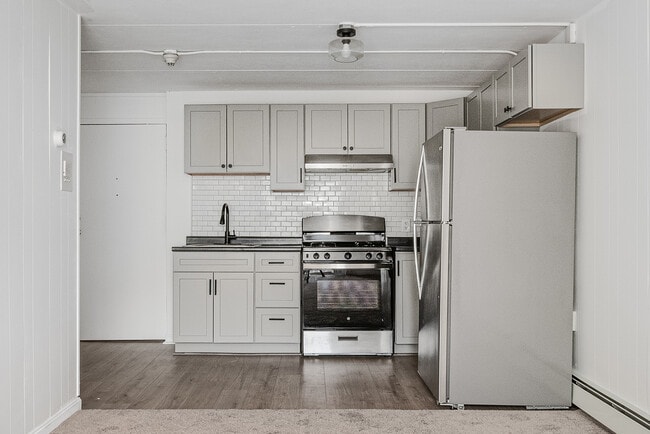 Renovated Kitchen - Mansion House Apartments