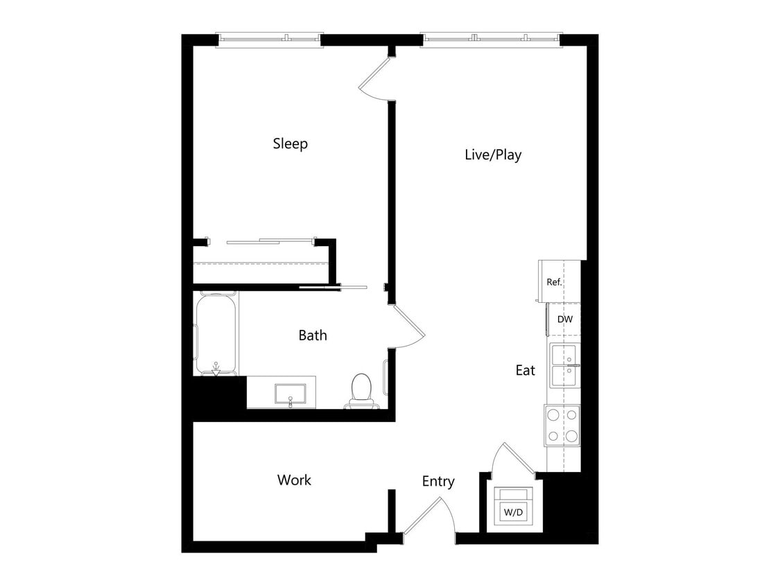 Floor Plan - Higby B1