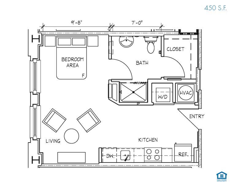 Floor Plan - Studio