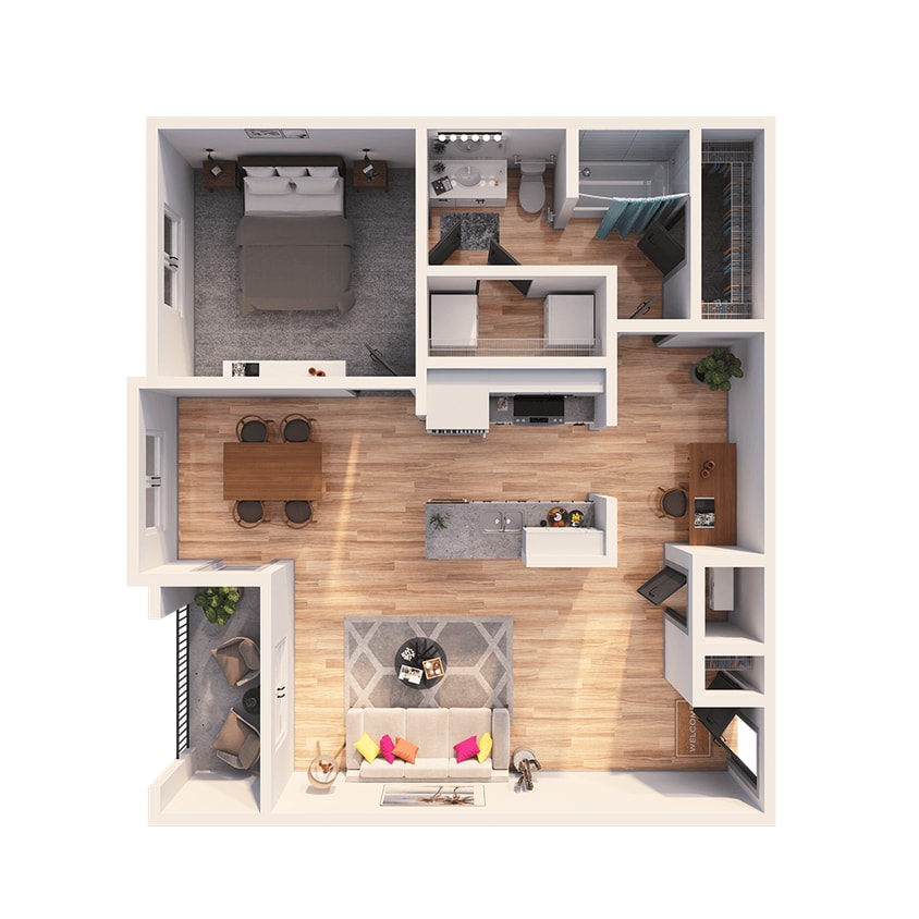 Floor Plan - A4 + Den