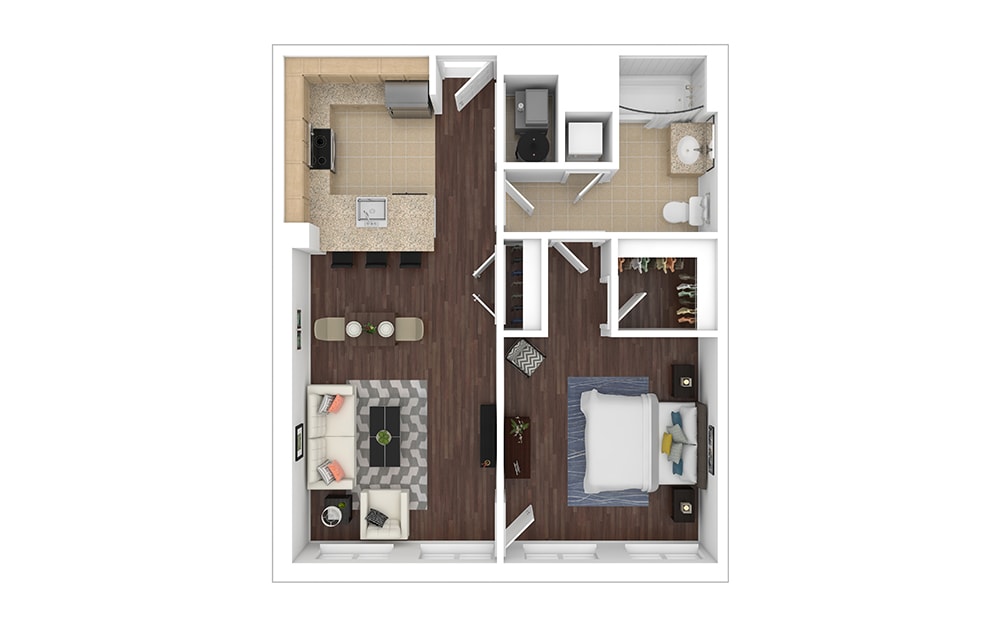 Floor Plan - A6 - Renovated