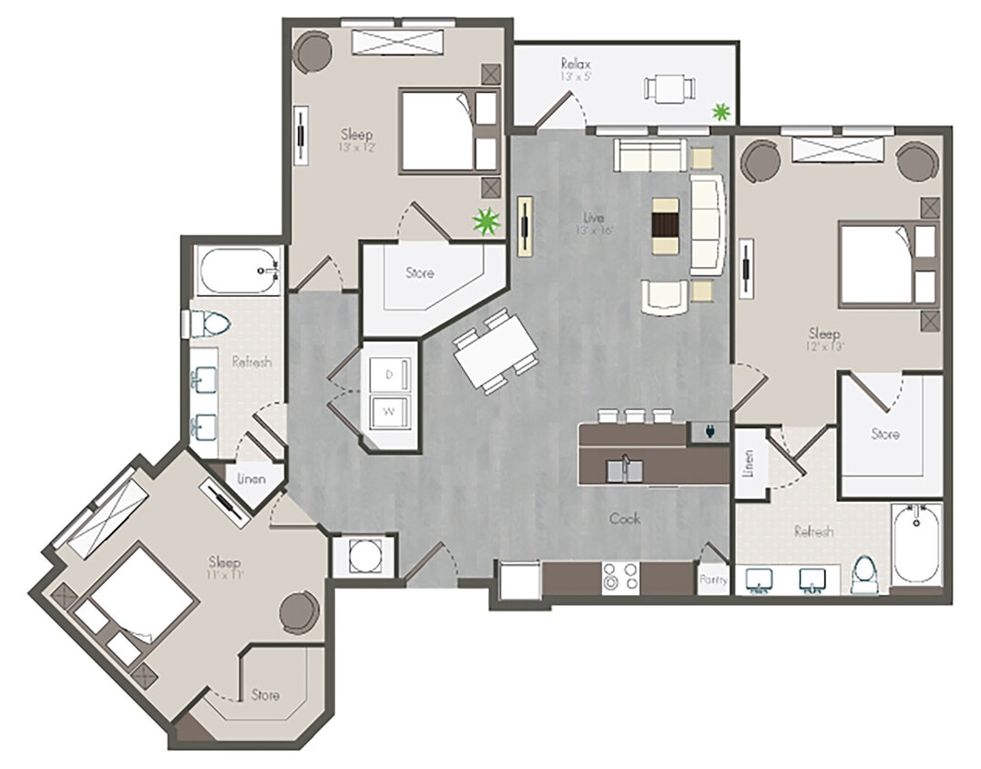 Floor Plan - Morris