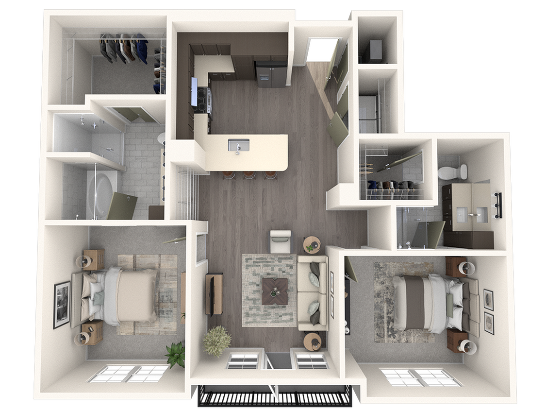 Canal 1535 Floor Plan B2.1 - B2.1
