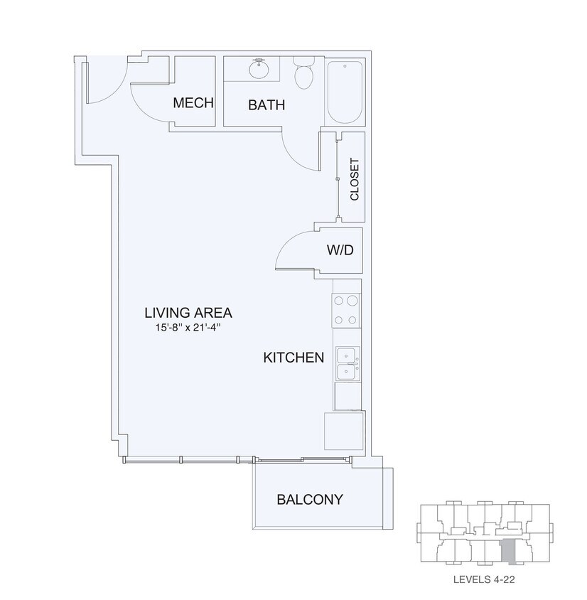 Floor Plan - Studio 4