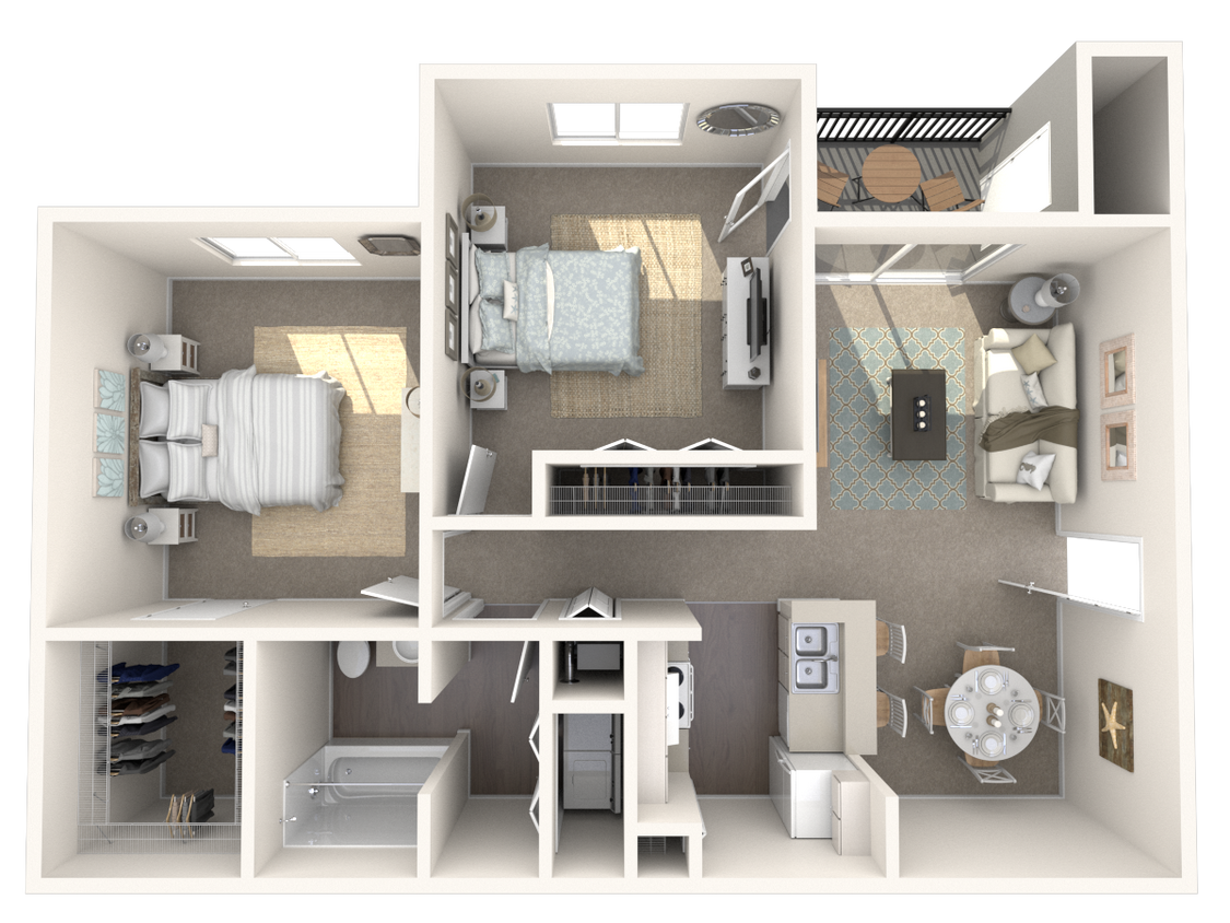 Floor Plan - Miami Blue