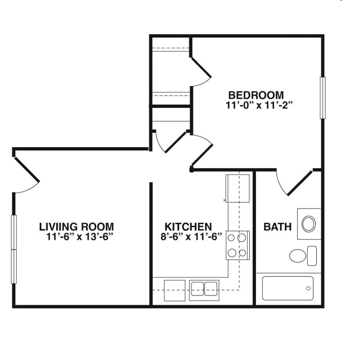 Colonial: 1A - Colonial: 1A - 1 Bedroom