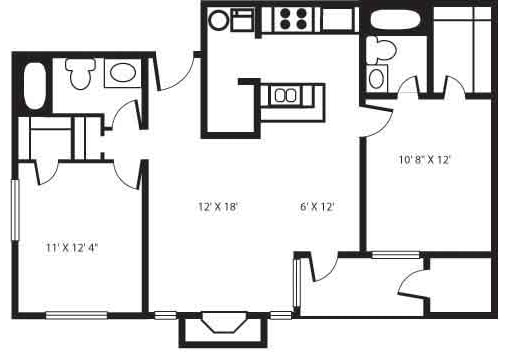 2BR/2BA - B2