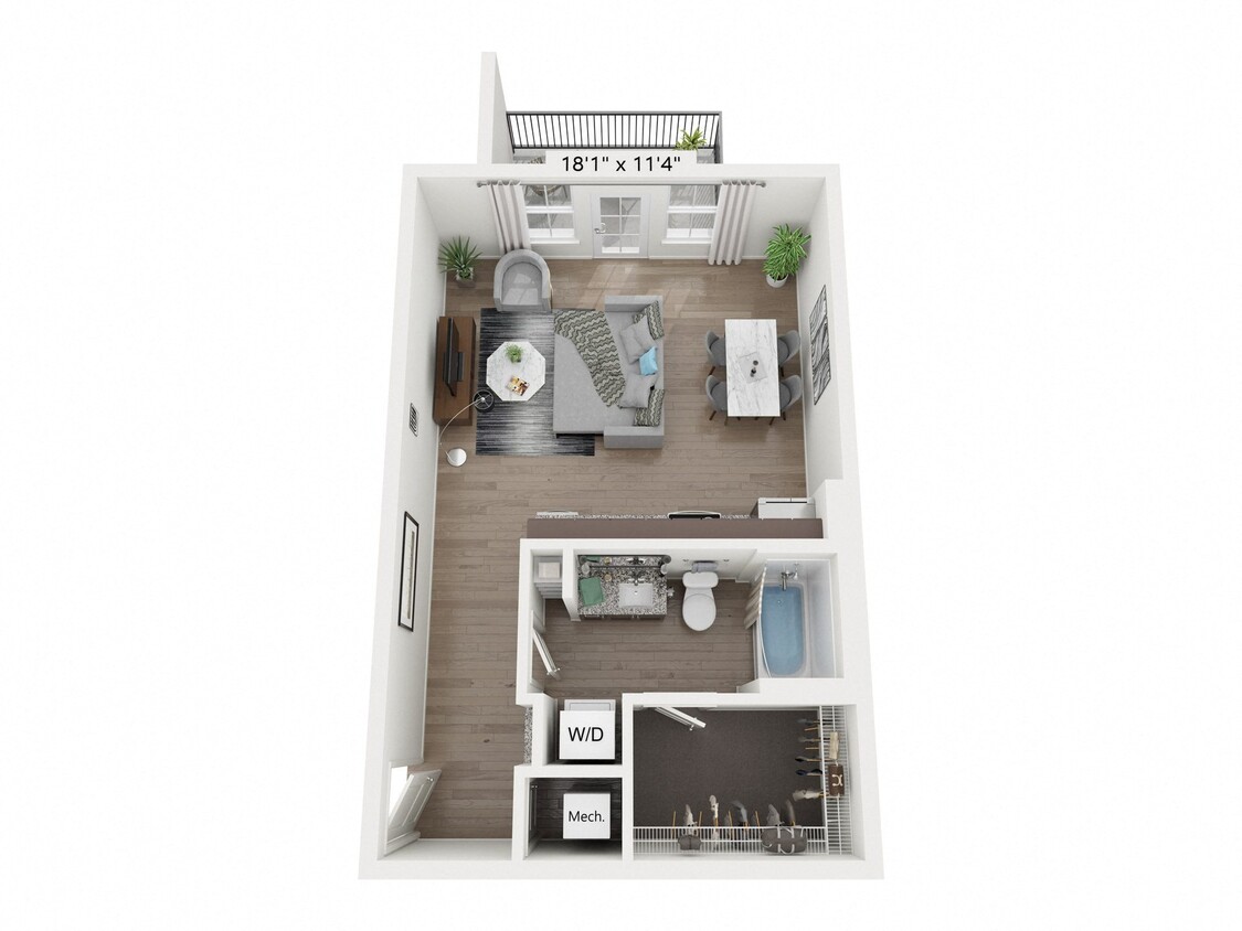 Floor Plan - Studio
