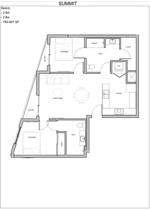 Summit Floorplan - Summit