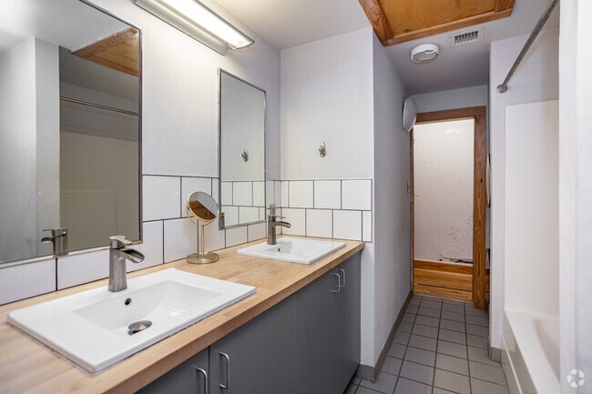 1BR, 1BA - 1,398SF - Unit 305 - Bathroom - Emporium Lofts