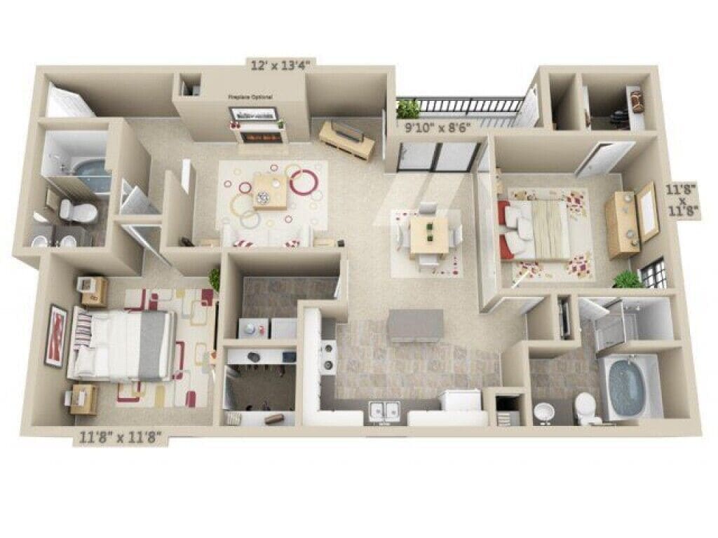 Floor Plan - Barcelona (B2)