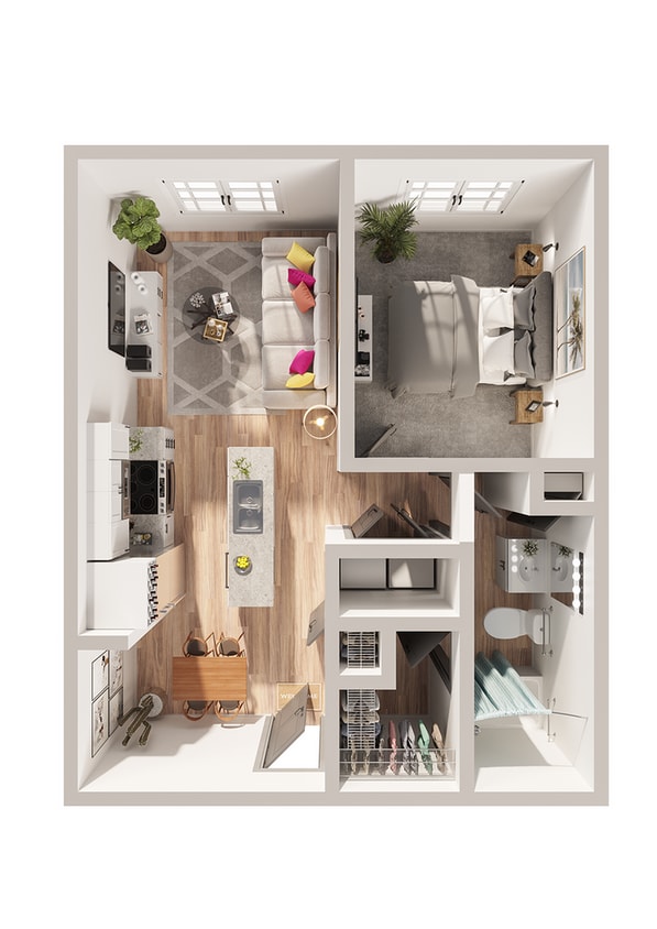 Legacy North - A1EC0 Floorplan - A1E