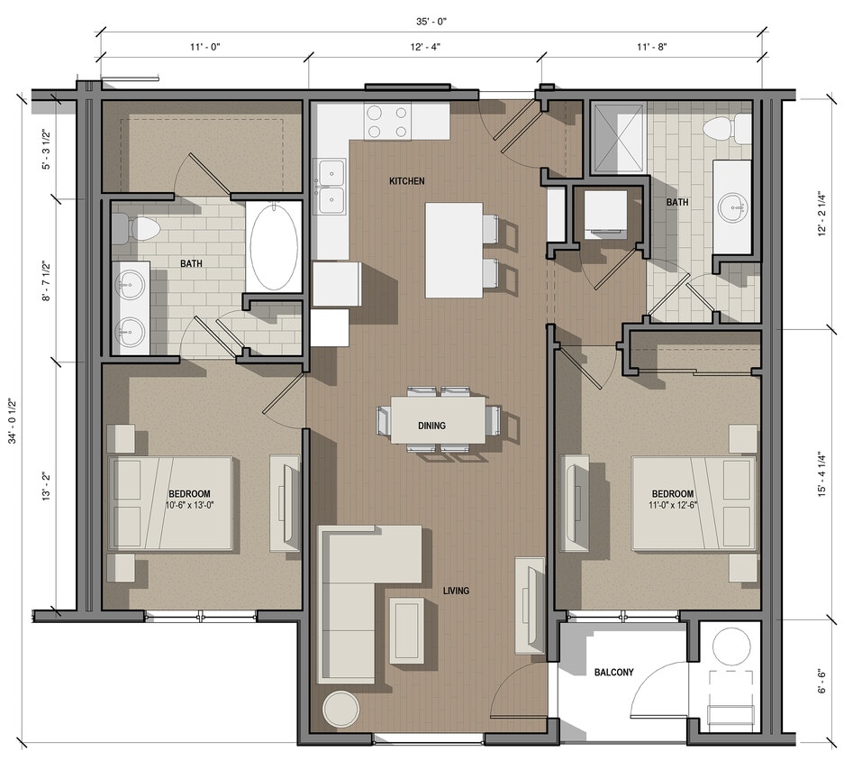 Floor Plan - 2B
