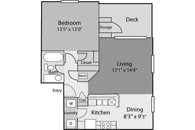 Floor Plan - Cameron A1BU