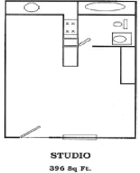 Studio - 400 SQ FT Modern Studio Ground Level