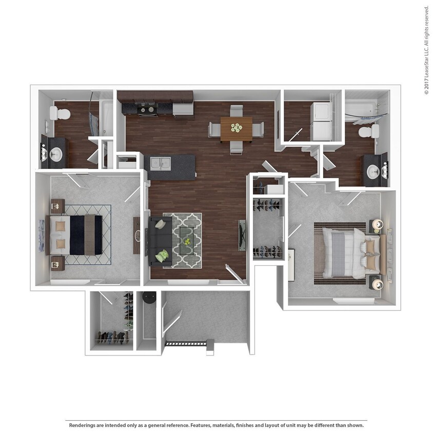 Floor Plan - 2X2C