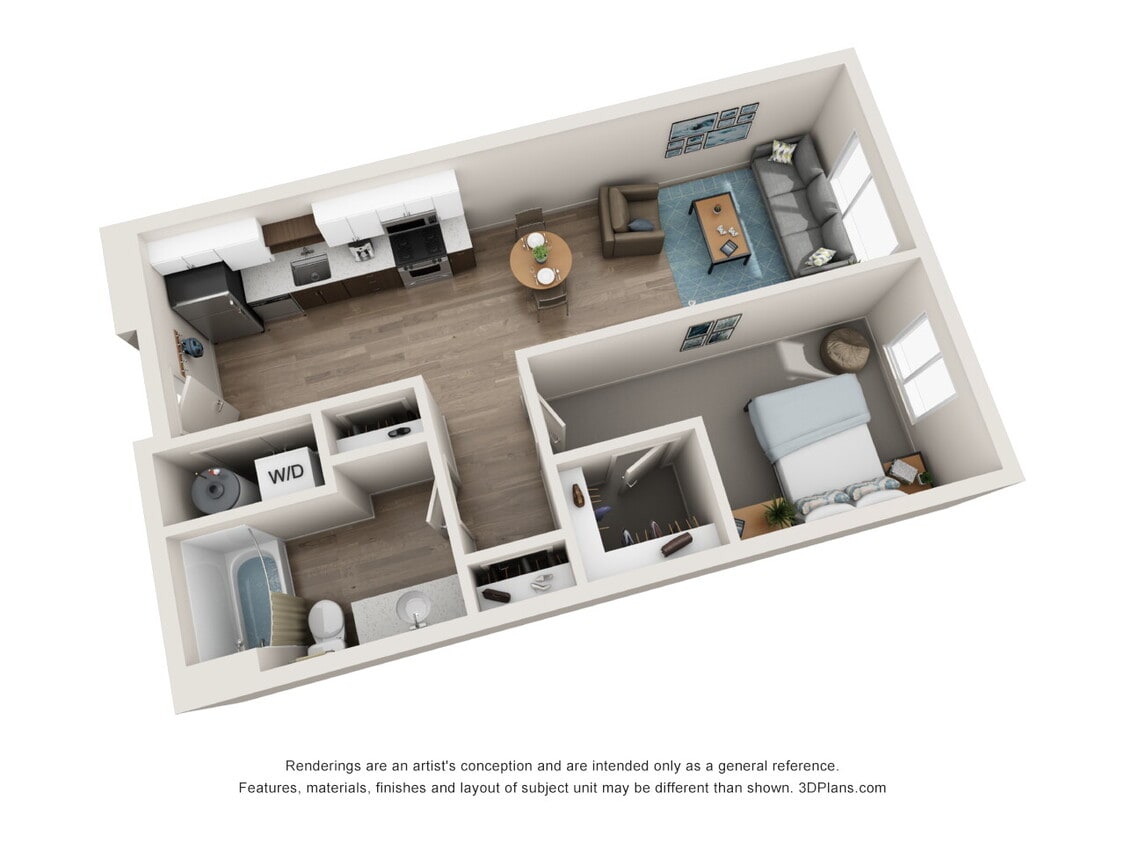 Floor Plan - One Bed Small