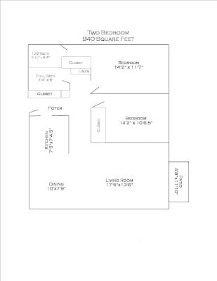 2BR/1BA - 2 Bedroom 1.5 Baths