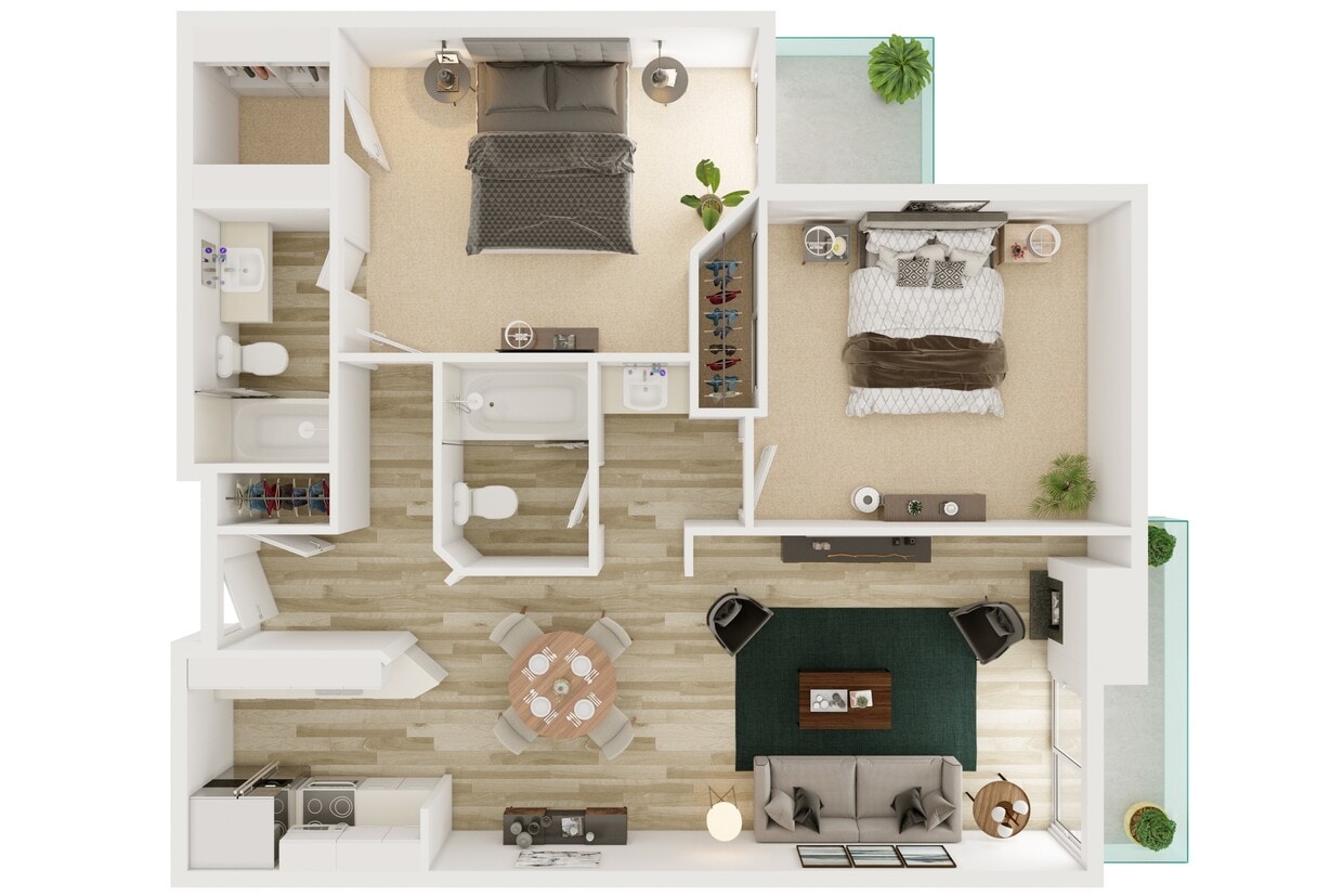 Floor Plan - 2 Bed C