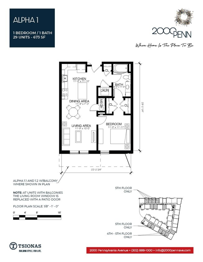 Alpha 1 - One bedroom